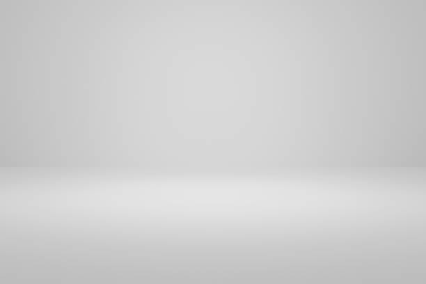 istock Abstract pastel gray color and gradient white light background in studio table backdrops display product design. Blank empty space room for showing. Blur 3D render podium stage grey texture pattern. 1339844465