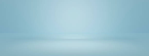 istock Abstract pastel teal color and gradient cyan light background with mint green table backdrops display product design. Turquoise empty space room for showing. Blur 3D render podium stage vector texture 1339844468