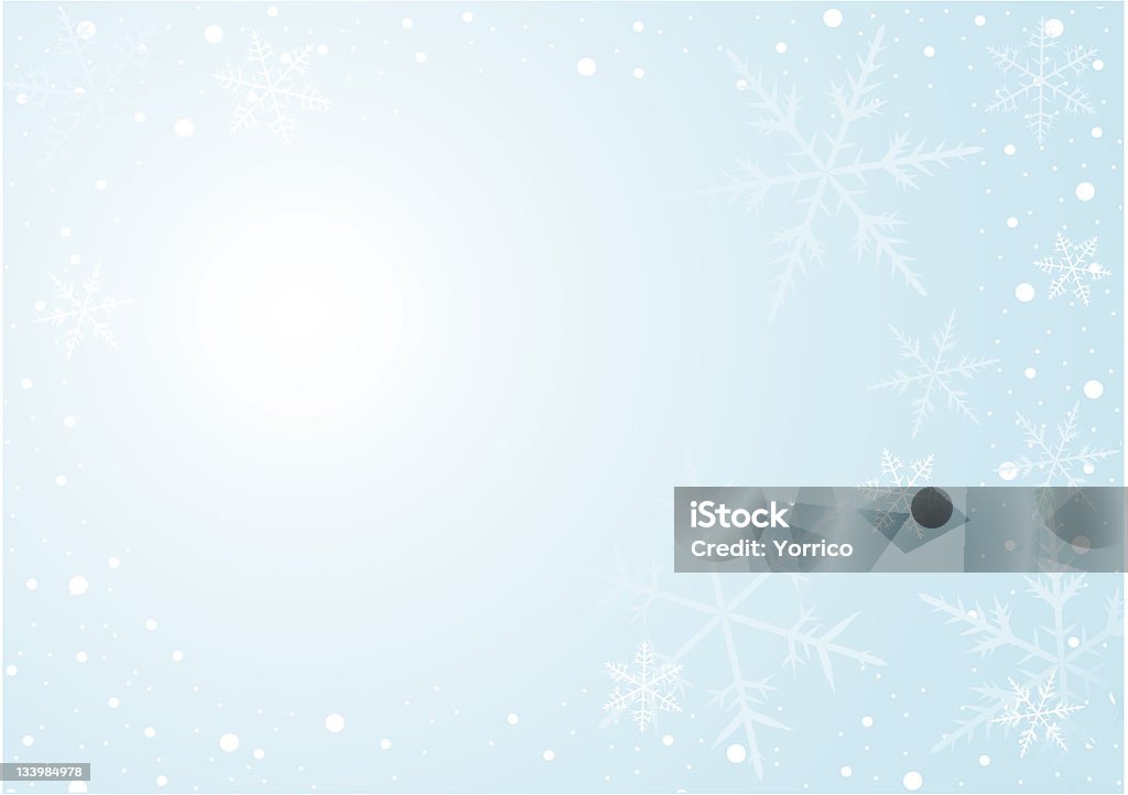 Fond d'hiver - clipart vectoriel de Bleu clair libre de droits