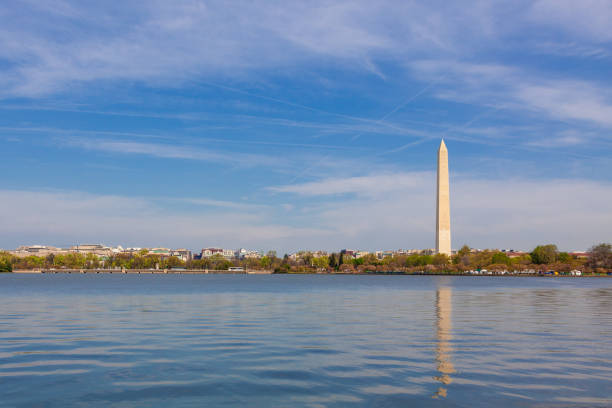 istock Washington Monument Reflected in the Tidal Basin, Washington DC, USA. 1339852794