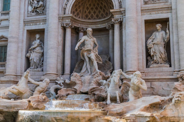 istock Trevi fountain on a sunny day 1339855167