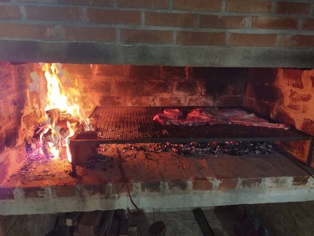 istock Argentine roast with firewood 1339862024