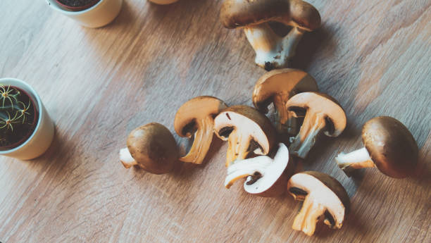 istock Brown Mushrooms in the kitchen for cooking 1339868809