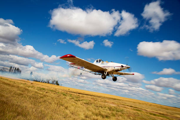 An agricultural aircraft is an aircraft that has been built or converted for agricultural use – usually aerial application of pesticides (crop dusting) or fertilizer (aerial topdressing)