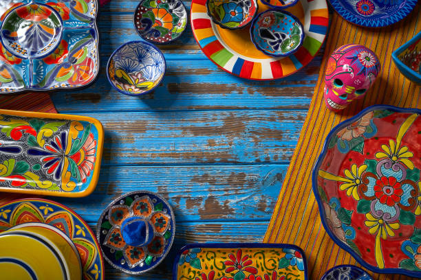 istock Mexican pottery Talavera style of Mexico 1339879297