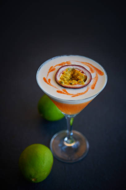 istock Mango cocktail lemon and passion fruit 1339882444