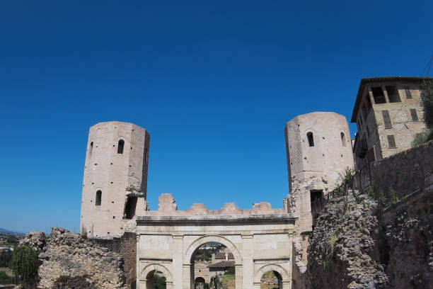 istock Towers of Properzio in Spello 1339888245