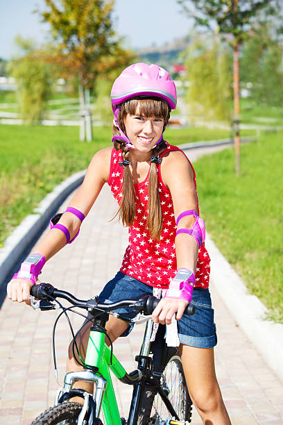 istock Girl in protective helmet 133988898