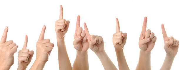 istock Hands come together for number one sign 133989702