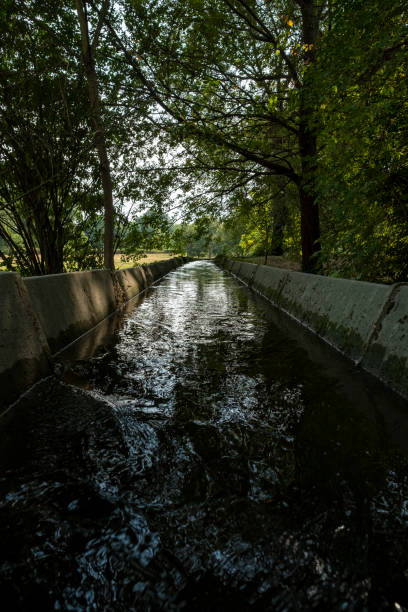 istock Canal with Water in a park 1339902670