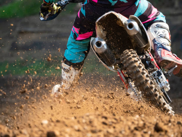 istock Debris on ground on a motocross track 1339903526