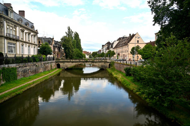 istock Ill river in Strasbourg, France 1339908738