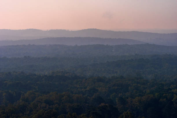 A view of the Pine Mountain Valley from the F.D. Roosevelt State Park in Georgia, USA, on Sept. 7, 2021.