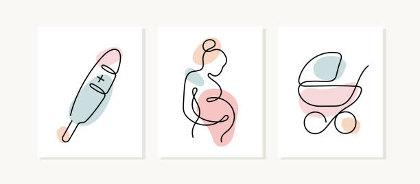 Ilustración de Tarjetas De Embarazo y más Vectores Libres de Derechos de Embarazada - Embarazada, Bebé, Diseño de trazado - iStock Ilustración de Tarjetas De Embarazo y más Vectores Libres de Derechos de Embarazada - Embarazada, Bebé, Diseño de trazado - iStock