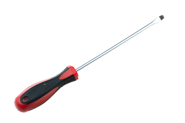 istock Insulated screwdriver on a white background 1339927905