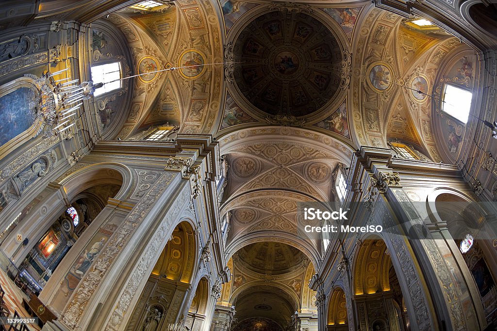 Duomo de Ferrara, Itália - Foto de stock de Afresco royalty-free