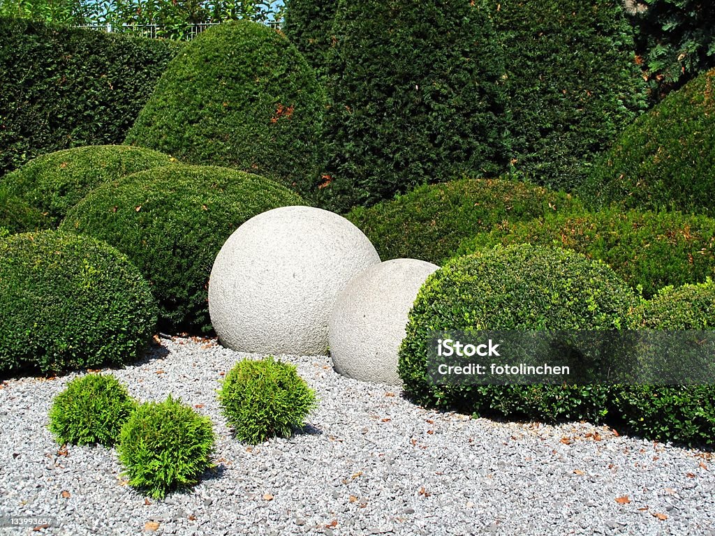 Gardendesign - Lizenzfrei Hausgarten Stock-Foto