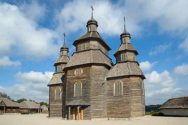 istock Wooden church 133993703