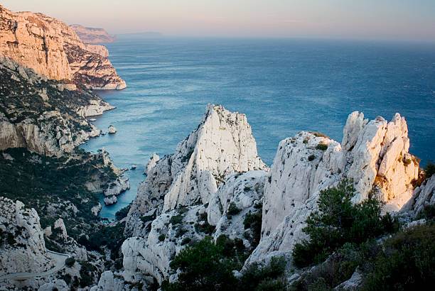 Mediterranean coast in Luminy near Marseille.