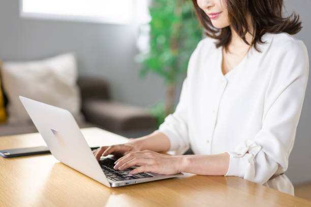 istock Young businesswoman working from home 1339956110