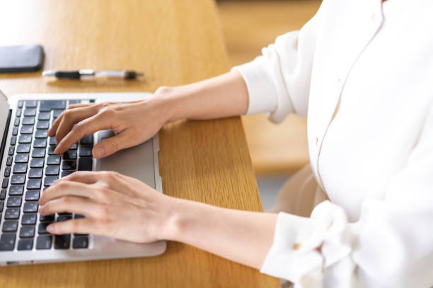 istock Young businesswoman working from home 1339956112