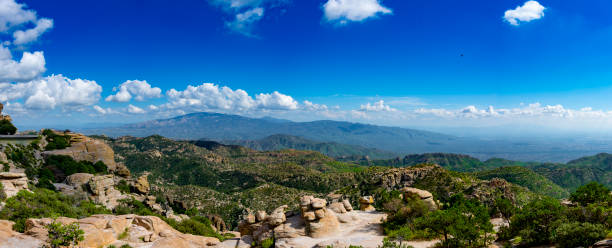 Santa Catalina Mountains stock photo