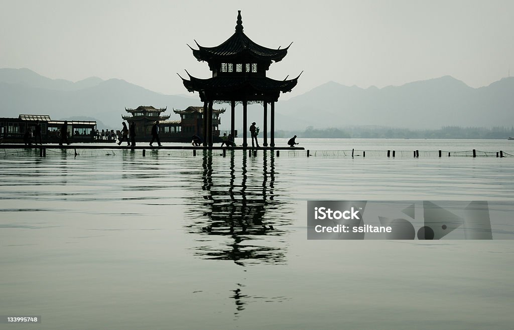 West Lake Hangzhou China - Foto de stock de Hangzhou libre de derechos