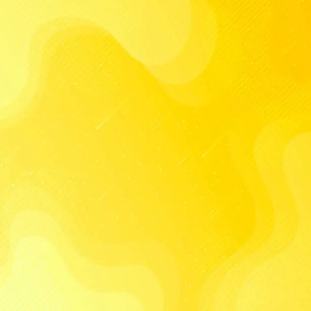 Vector illustration of Trendy starry sky with fluid and geometric shapes - Yellow Gradient
