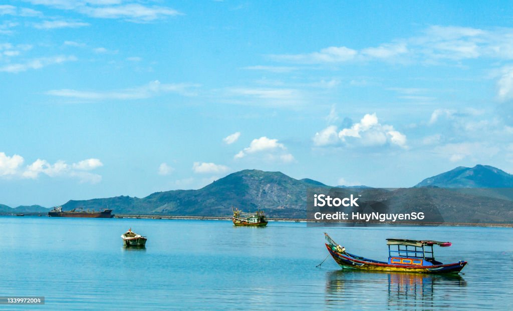 Beautiful Landscape In Cam Ranh Bay, Vietnam. Asia Stock Photo
