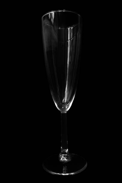 istock Champagne glass on black 1339978604