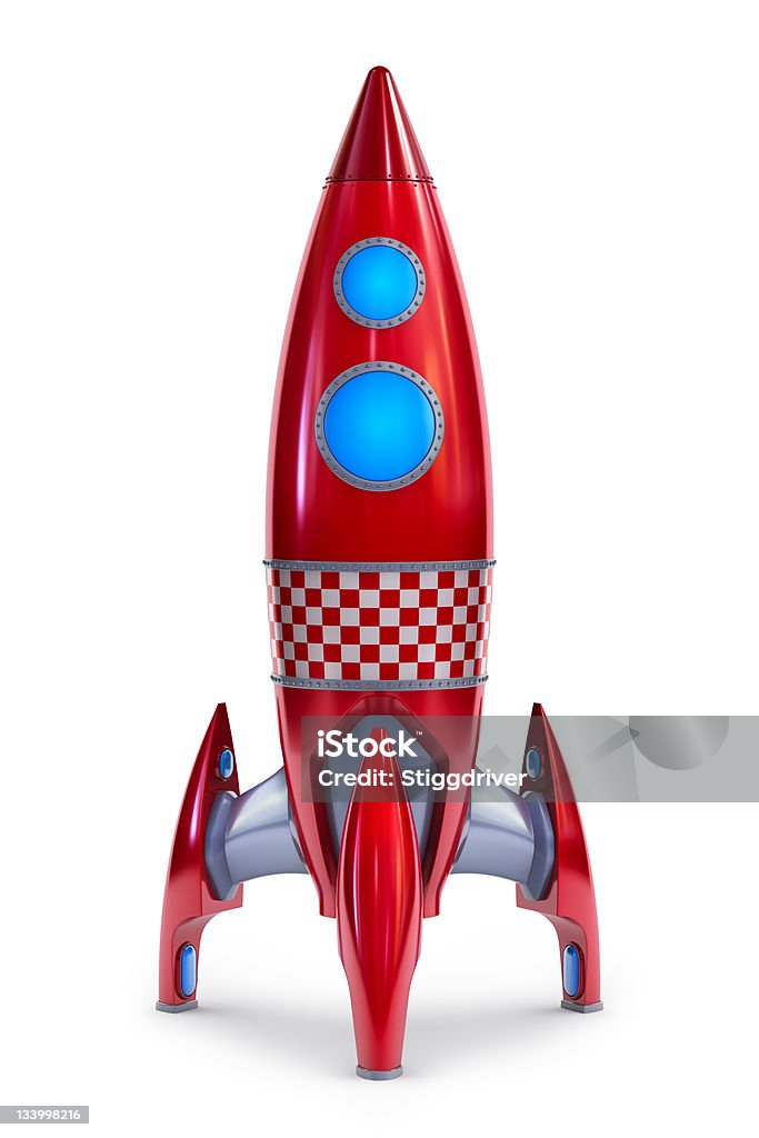 Rocket - Foto stock royalty-free di Acciaio