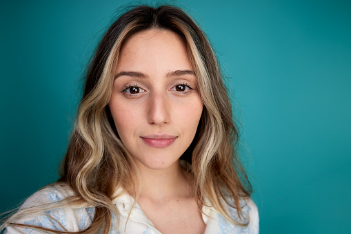 Young woman studio portrait