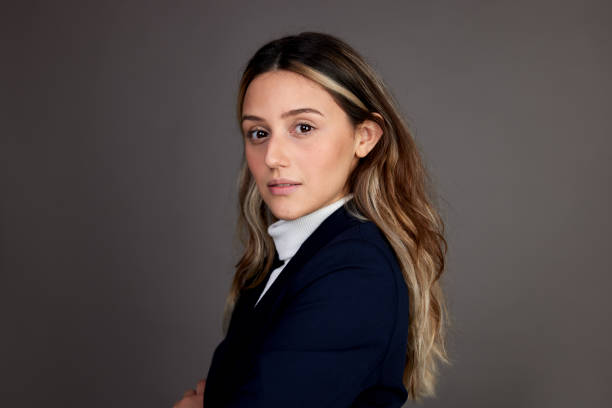 Young woman studio portrait