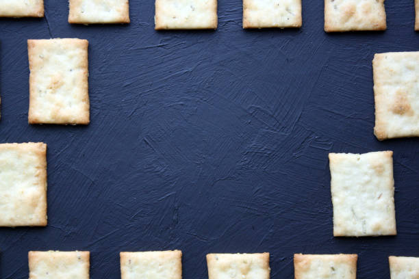 istock Crackers with rosemary and dill. Culinary background. 1339985264
