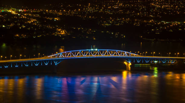 istock Auckland Harbour Bridge at Night 1339986687