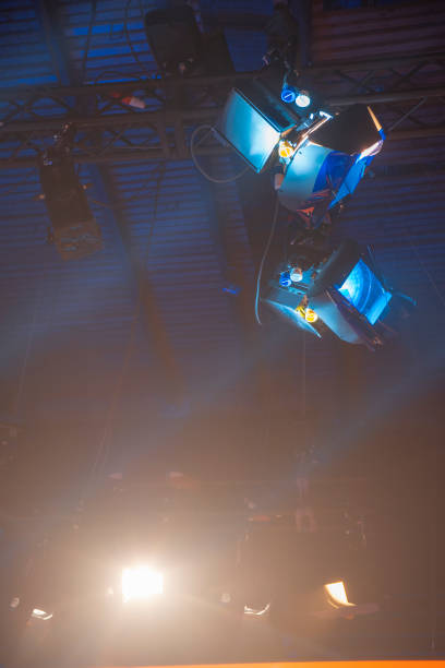 istock rays of light illuminate the scene 1339991065