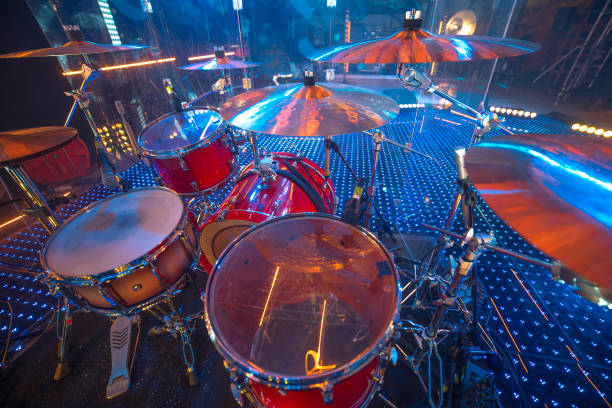 istock drums on stage before a concert 1339991102