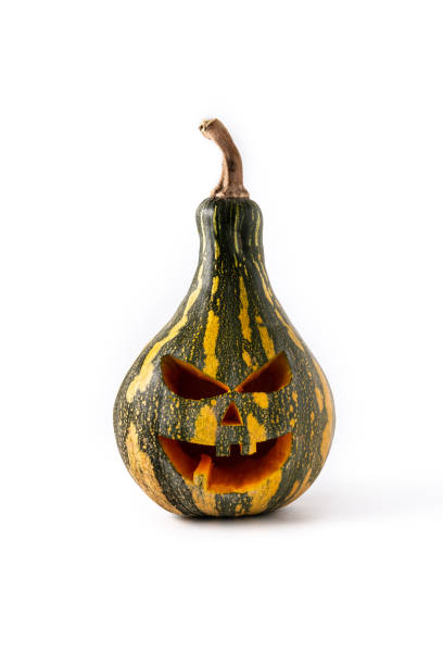 istock Halloween green pumpkin 1340002450
