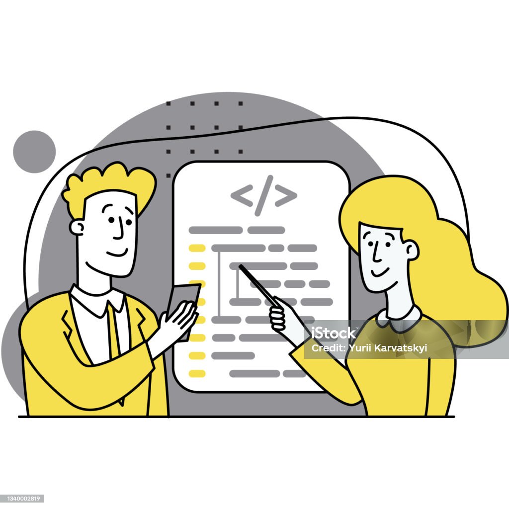 Concept Of Script Coding Programming A Programming Language Programmer ...