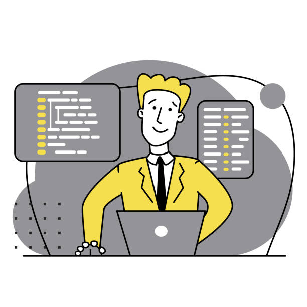 200+ Programación Python Ilustraciones de Stock, gráficos vectoriales ...