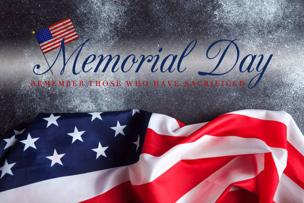 istock American flag on grunge background  Memorial day 1340010120