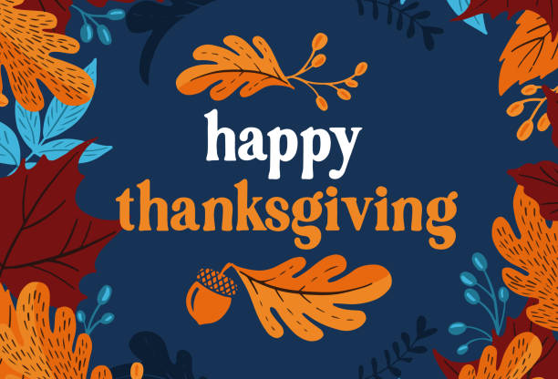 ilustrações de stock, clip art, desenhos animados e ícones de happy thanksgiving day. - november