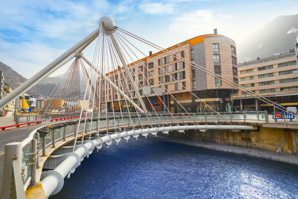 istock Andorra la Vella Paris bridge over Valira 1340015374