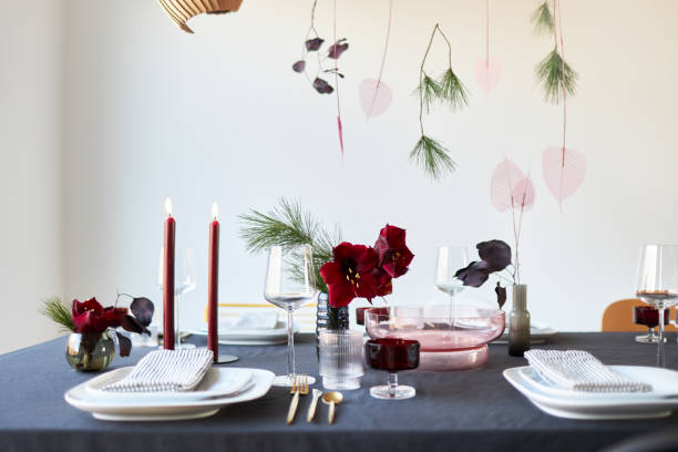 istock A modern Christmas table decoration as inspiration for Christmas 1340019008
