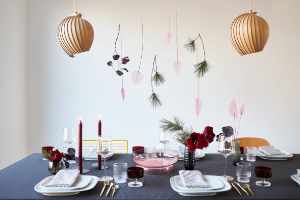 istock A modern Christmas table decoration as inspiration for Christmas 1340019568