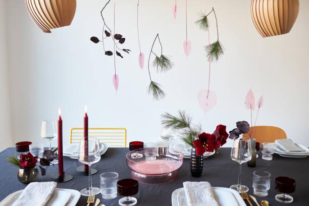 istock A modern Christmas table decoration as inspiration for Christmas 1340019604