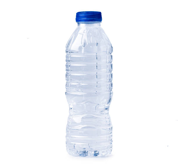 istock Plastic water bottle isolated on white background with clipping path. 1340029126