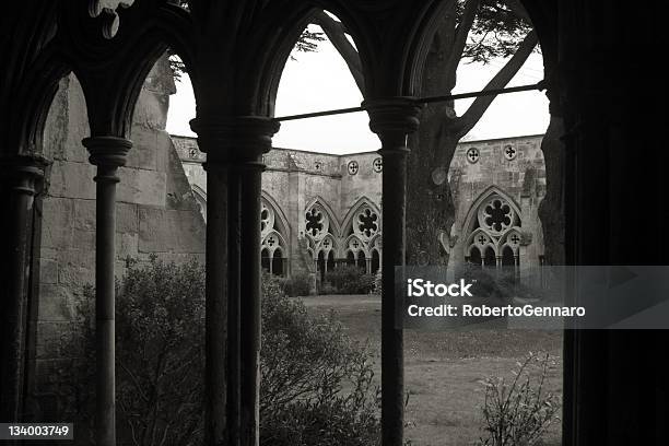 Chiostro A Salisbury - Fotografie stock e altre immagini di Abbazia - Abbazia, Albero, Ambientazione tranquilla