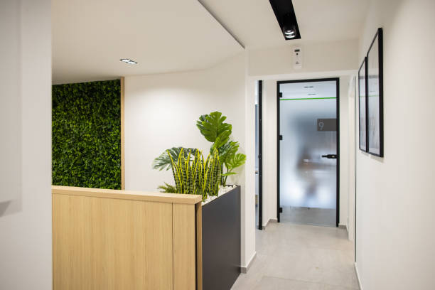 istock Corridor of medical clinic 1340040136