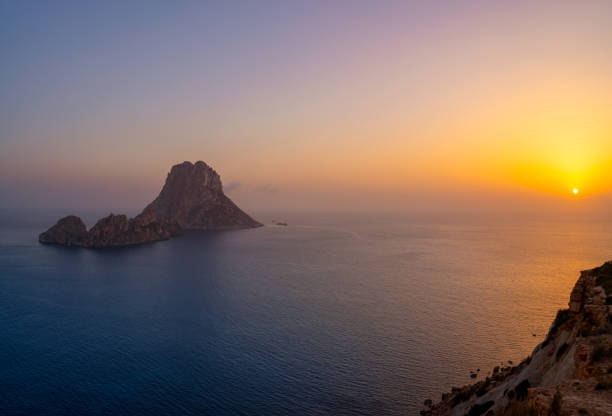 istock Es Vedra islet sunset in Balearic Islands 1340040251